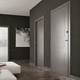 security door / interior / wooden / swing