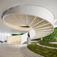 helical staircase / composite step / commercial / indoor