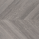 engineered parquet floor / vinyl / chevron / wood inlaid