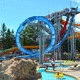 curved slide / for water park / tubular