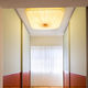 contemporary ceiling light / rectangular / silk / LED