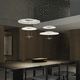 pendant lamp / metal / glass / contemporary
