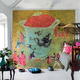 contemporary wallpaper / vinyl / patterned / plain