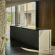 contemporary kitchen / wooden / island / handleless
