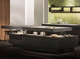 contemporary kitchen / wood veneer / eucalyptus / quartz