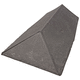 end roof tile / angular / composite / slate look