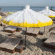round parasol / fabric / commercial