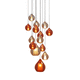 custom lamp / pendant / glass / contemporary