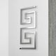hot water radiator / contemporary / stainless steel / wall-mounted