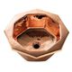 single-bowl kitchen sink / without drainboard / copper / overmount