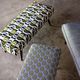 upholstery fabric / geometric pattern / cotton / viscose