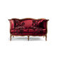 Louis XV style sofa / fabric / beech / 2-person