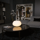 table lamp / blown glass / contemporary / corded