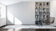 contemporary wardrobe / wooden / with swing doors / with bookcase