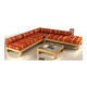 convertible sofa / contemporary / fabric / custom