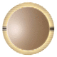 wall-mounted mirror / contemporary / round / steel