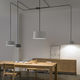 pendant lamp / aluminum / steel / contemporary