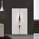 pellet heating stove / 10 kW...20 kW / contemporary / inox