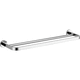 2-bar towel rack / wall-mounted / chrome