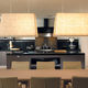 contemporary kitchen / ash / island / with handle