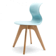 contemporary chair / indoor / natural oak / polypropylene