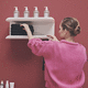 electric towel heater/radiator / 0...500 w / contemporary / aluminum
