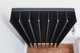electric towel radiator / contemporary / stainless steel / wall-mounted