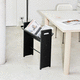 free-standing bookcase / low / contemporary / lacquered MDF