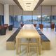 contemporary bench / oak / walnut / laminate