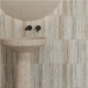 ceramic tile / matte / textured / indoor