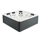 above-ground hot tub / square / 5-person / outdoor