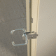 mechanical lock / with handle / glass door / 1 point