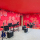 stretch ceiling canvas / wall / plain / polyester