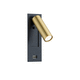 contemporary wall light / indoor / brass / cylindrical