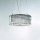 contemporary chandelier / glass / stainless steel / commercial