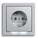 power socket / wall-mounted / surface-mount / contemporary