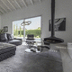 hanging light fixture / LED / round / commercial