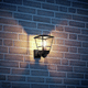 contemporary wall light / outdoor / glass / metal