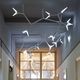 contemporary ceiling light / aluminum / LED / home