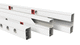 PVC cable trunking / wall-mounted / commercial / angle