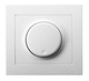 rotating dimmer switch / recessed / plastic / contemporary