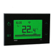 electronic thermostat / programmable / for heating / wall-mounted