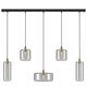 pendant lamp / aluminum / glass / contemporary