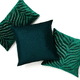 square cushion / rectangular / patterned / cotton