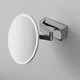 wall-mounted mirror / contemporary / round / stainless steel