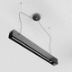 pendant lamp / metal / contemporary / corded