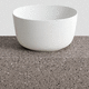 countertop washbasin / ceramic / 1-hole / without overflow