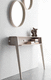 contemporary sideboard table / wooden / rectangular / wall-mounted