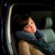 ergonomic pillow / travel / fabric / curved