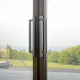 sliding door handle / window / for sliding windows / metal